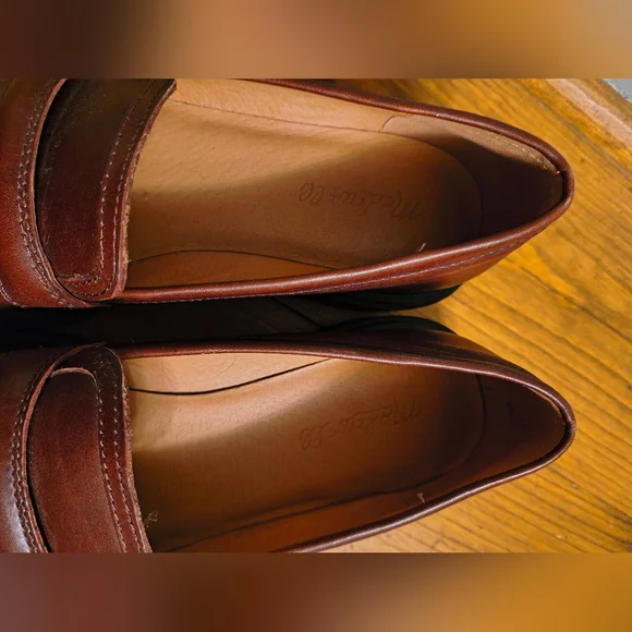 Madewell Lug Sole Penny Loafers Brown Size 9.5 - Picture 3 of 3